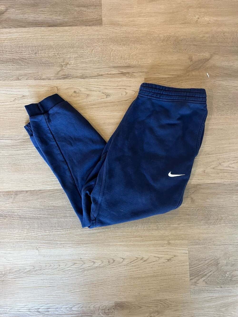 Nike, Fleece Jogger Sweatpants, Loungewear, Activewear, Navy Blue, XL